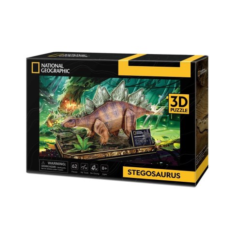 Puzzle 3D Stegozaur National Geographic DS1054 Cubic Fun Puzzle 3D Stegozaur National Geographic DS1054 Cubic Fun