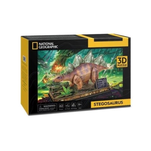 Puzzle 3D Stegozaur National Geographic DS1054 Cubic Fun Puzzle 3D Stegozaur National Geographic DS1054 Cubic Fun