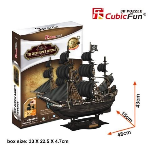 Puzzle 3D The Queen Anne's Revenge. DANTE Puzzle 3D The Queen Anne's Revenge. DANTE