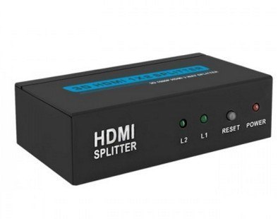 Qoltec Aktywny rozdzielacz Splitter HDMI 1x2 v.1.3b Qoltec Aktywny rozdzielacz Splitter HDMI 1x2 v.1.3b