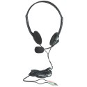 Słuchawki Komputerowe Stereo z Mikrofonem Manhattan 164429