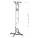 Uchwyt do projektora Maclean, 43-65cm, 20kg, MC-581