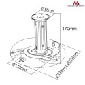 Uchwyt sufitowy do projektora Maclean, 80-170mm, 10kg, MC-515 S