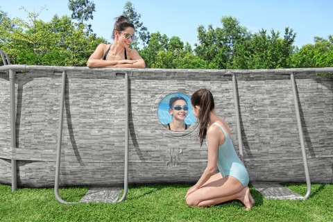 Bestway 56946 Basen stelażowy rattan 11w1 488x305x107 Bestway 56946 Basen stelażowy rattan 11w1 488x305x107