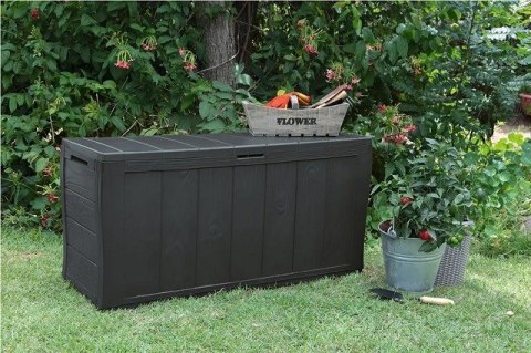 KETER SKRZYNIA OGRODOWA-BALKONOWA SHERWOOD 270 L GRAFIT KETER SKRZYNIA OGRODOWA-BALKONOWA SHERWOOD 270 L GRAFIT