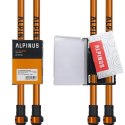 Kijki trekkingowe Alpinus Monte Rosa pomarańczowe NX43599 (stary produkt)
