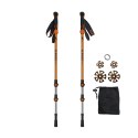 Kijki trekkingowe Alpinus Monte Rosa pomarańczowe NX43599 (stary produkt)