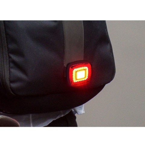 Lampka LED Maclean, Rowerowa tylna, Sensor zmierzchu, USB AUTO STOP COB, Max.125lm, Acu 450mAh, MCE355 Lampka LED Maclean, Rowerowa tylna, Sensor zmierzchu, USB AUTO STOP COB, Max.125lm, Acu 450mAh, MCE355