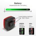 Lampka LED Maclean, Rowerowa tylna, Sensor zmierzchu, USB AUTO STOP COB, Max.125lm, Acu 450mAh, MCE355