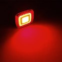 Lampka LED Maclean, Rowerowa tylna, Sensor zmierzchu, USB AUTO STOP COB, Max.125lm, Acu 450mAh, MCE355