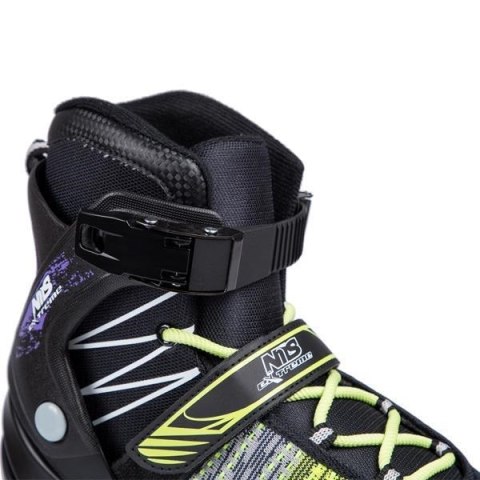 Łyżworolki NILS Extreme NA1206 czarno-zielone rozm. 39 Łyżworolki NILS Extreme NA1206 czarno-zielone rozm. 39