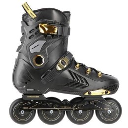 Łyżworolki slalomowe NILS Extreme NA20002 czarno-złote rozm. 37