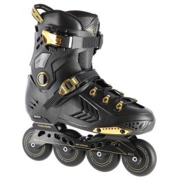 Łyżworolki slalomowe NILS Extreme NA20002 czarno-złote rozm. 40