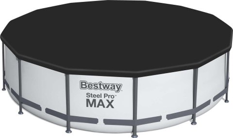 PROMO Basen stalażowy Pro Steel MAX 427x107cm 56950 BESTWAY PROMO Basen stalażowy Pro Steel MAX 427x107cm 56950 BESTWAY
