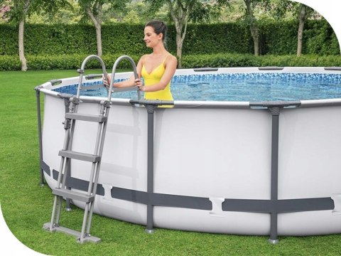 PROMO Basen stalażowy Pro Steel MAX 427x107cm 56950 BESTWAY PROMO Basen stalażowy Pro Steel MAX 427x107cm 56950 BESTWAY