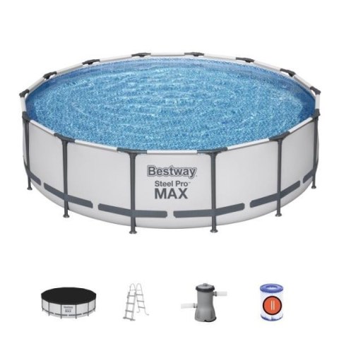 PROMO Basen stalażowy Pro Steel MAX 427x107cm 56950 BESTWAY PROMO Basen stalażowy Pro Steel MAX 427x107cm 56950 BESTWAY