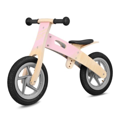 Rowerek biegowy Spokey Woo Ride Duo szaro-różowy 940904 Rowerek biegowy Spokey Woo Ride Duo szaro-różowy 940904