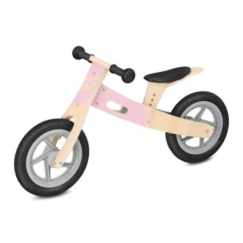 Rowerek biegowy Spokey Woo Ride Duo szaro-różowy 940904 Rowerek biegowy Spokey Woo Ride Duo szaro-różowy 940904