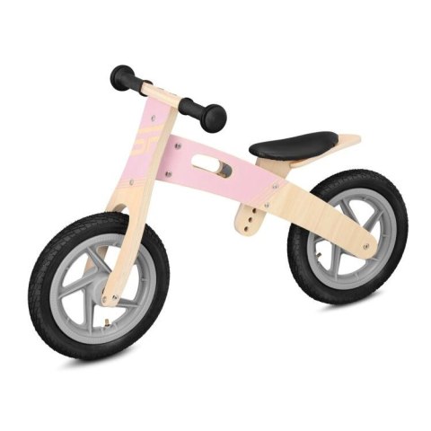 Rowerek biegowy Spokey Woo Ride Duo szaro-różowy 940904 Rowerek biegowy Spokey Woo Ride Duo szaro-różowy 940904