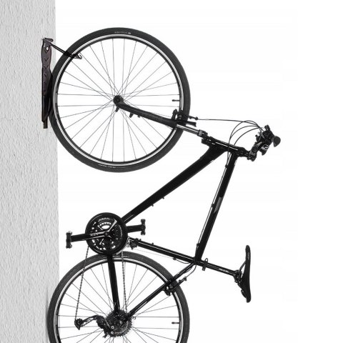 Rowerowy uchwyt ścienny Maclean, pionowy, stal, max. obciążenie 30kg, MC-432 Rowerowy uchwyt ścienny Maclean, pionowy, stal, max. obciążenie 30kg, MC-432