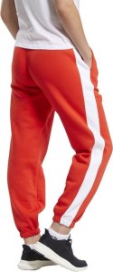 Spodnie damskie Reebok Te Linear Logo Fl P czerwone FT0905