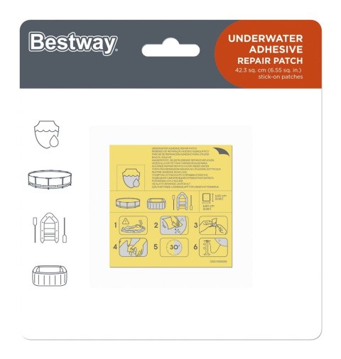 Zestaw naprawczy łatki samoprzyl. B62091 07564 Zestaw naprawczy łatki samoprzyl. B62091 07564