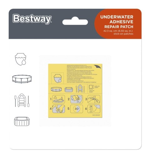 Zestaw naprawczy łatki samoprzyl. B62091 07564 Zestaw naprawczy łatki samoprzyl. B62091 07564