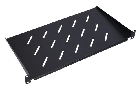 Extralink 1U 250mm Czarna | Półka | 19", do szaf wiszących Extralink 1U 250mm Czarna | Półka | 19", do szaf wiszących