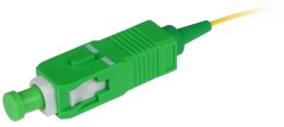 Extralink SC/APC | Pigtail | Jednomodowy, 900um G.657A 1,5m, Easy strip, żółty