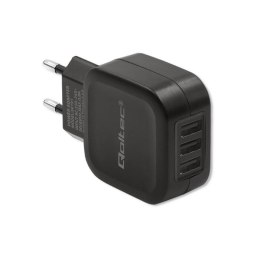 Ładowarka sieciowa Qoltec 50191 17W 3xUSB (czarna)