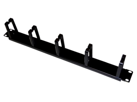 Organizator kabli 1U 19" 5 plastikowych uchwytów, czarny ALANTEC Organizator kabli 1U 19" 5 plastikowych uchwytów, czarny ALANTEC