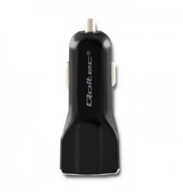 Qoltec Ładowarka samochodowa 12-24V | 15W | 5V | 3A | kabel USB typ C