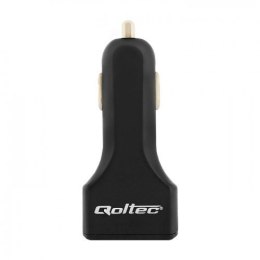 Qoltec Ładowarka samochodowa 12-24V | 24W | 5V | 4.8A | 3xUSB