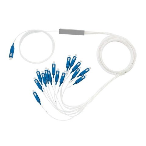 Qoltec Splitter 1x16 | SC/PC - SC/PC | G.657A | Singlemode | 0.9 mm Qoltec Splitter 1x16 | SC/PC - SC/PC | G.657A | Singlemode | 0.9 mm