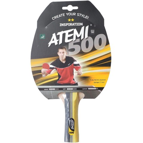 Rakietka do ping ponga New Atemi 500 concave Rakietka do ping ponga New Atemi 500 concave