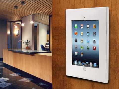 Uchwyt uniwersalny reklamowy do iPad 2/3/4/Air/Air2 Maclean, metalowa obudowa, zabezp przeciwkradzieżowe, mocowanie naścienne, M Uchwyt uniwersalny reklamowy do iPad 2/3/4/Air/Air2 Maclean, metalowa obudowa, zabezp przeciwkradzieżowe, mocowanie naścienne, M