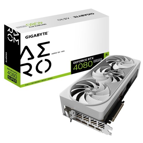 Karta graficzna Gigabyte GeForce RTX 4080 SUPER AERO OC 16GB GDDR6X Karta graficzna Gigabyte GeForce RTX 4080 SUPER AERO OC 16GB GDDR6X
