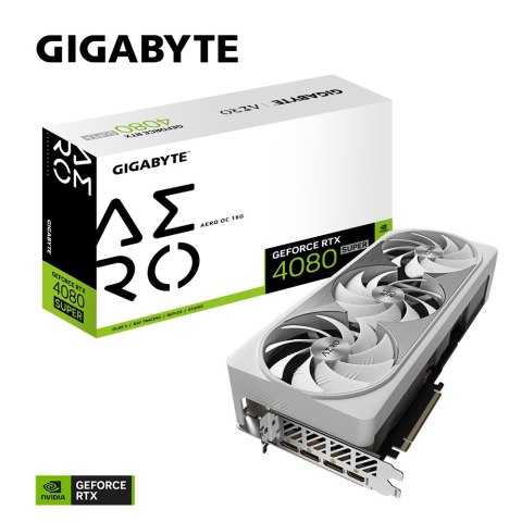 Karta graficzna Gigabyte GeForce RTX 4080 SUPER AERO OC 16GB GDDR6X Karta graficzna Gigabyte GeForce RTX 4080 SUPER AERO OC 16GB GDDR6X