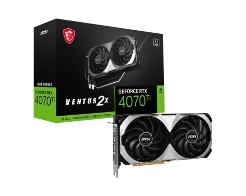 Karta graficzna MSI GeForce RTX 4070 Ti VENTUS 2X 12GB Karta graficzna MSI GeForce RTX 4070 Ti VENTUS 2X 12GB