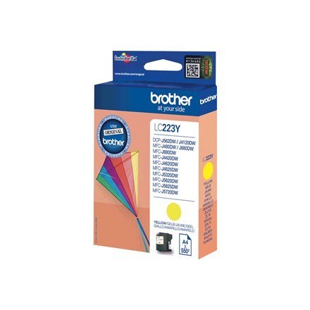 LC-223Y YELLOW INK CARTRIDGE/550 PAGES ISO STANDARDS 24711 LC-223Y YELLOW INK CARTRIDGE/550 PAGES ISO STANDARDS 24711
