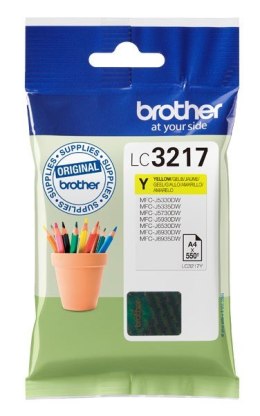 LC-3217Y INK CARTRIDGE YELLOW/APP 550 PAGES ISO STANDARD 24711