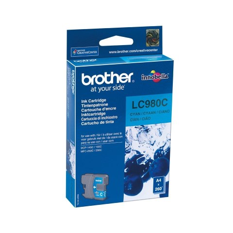 LC-980C INK CARTRIDGE CYAN/F/ DCP-145 -165C LC-980C INK CARTRIDGE CYAN/F/ DCP-145 -165C