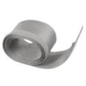 Organizator kabli Maclean, maskownica, 85mm, 1.8m, szara, na rzep, MCTV-675 S