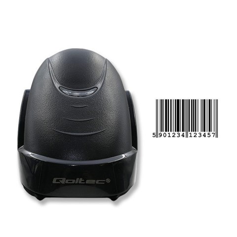 Qoltec Laserowy czytnik kodów kreskowych 1D | USB | Czarny Qoltec Laserowy czytnik kodów kreskowych 1D | USB | Czarny