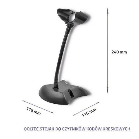 Qoltec Stojak do czytników kodów kreskowych Qoltec Stojak do czytników kodów kreskowych