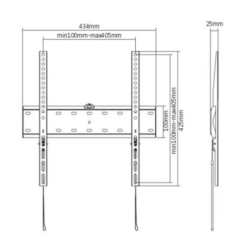 TV SET ACC WALL MOUNT 32-55"/WM-55F-02 GEMBIRD TV SET ACC WALL MOUNT 32-55"/WM-55F-02 GEMBIRD
