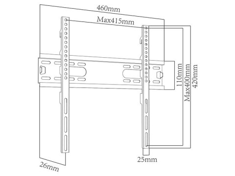 UCHWYT TV FLEXI SOLO 17''~42'' UCHWYT TV FLEXI SOLO 17''~42''