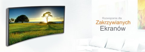 Uchwyt Maclean, Do telewizora, Max vesa 400x400, Pasuje do zakrzywionych TV, 33-55", 30kg, MC-643 Uchwyt Maclean, Do telewizora, Max vesa 400x400, Pasuje do zakrzywionych TV, 33-55", 30kg, MC-643