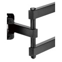 Uchwyt do telewizora Maclean, max vesa 400x400, pasuje do zakrzywionych TV, 33-55", 35kg, MC-647N