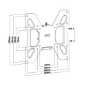Uchwyt do telewizora lub monitora Maclean, max vesa 200x200, 23-42", 20kg, czarny, MC-597